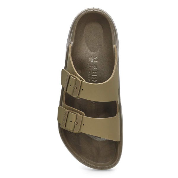 Sandale à 2 brides en Birko-Flor MOGAMI TERRA SLIDE, kaki délavé, hommes