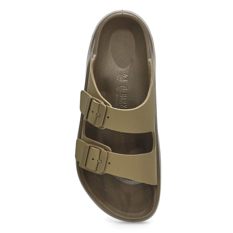 Sandale à 2 brides en Birko-Flor MOGAMI TERRA SLIDE, kaki délavé, hommes