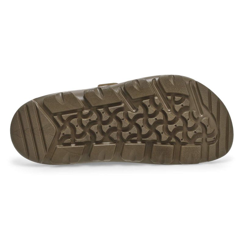 Sandale à 2 brides en Birko-Flor MOGAMI TERRA SLIDE, kaki délavé, hommes