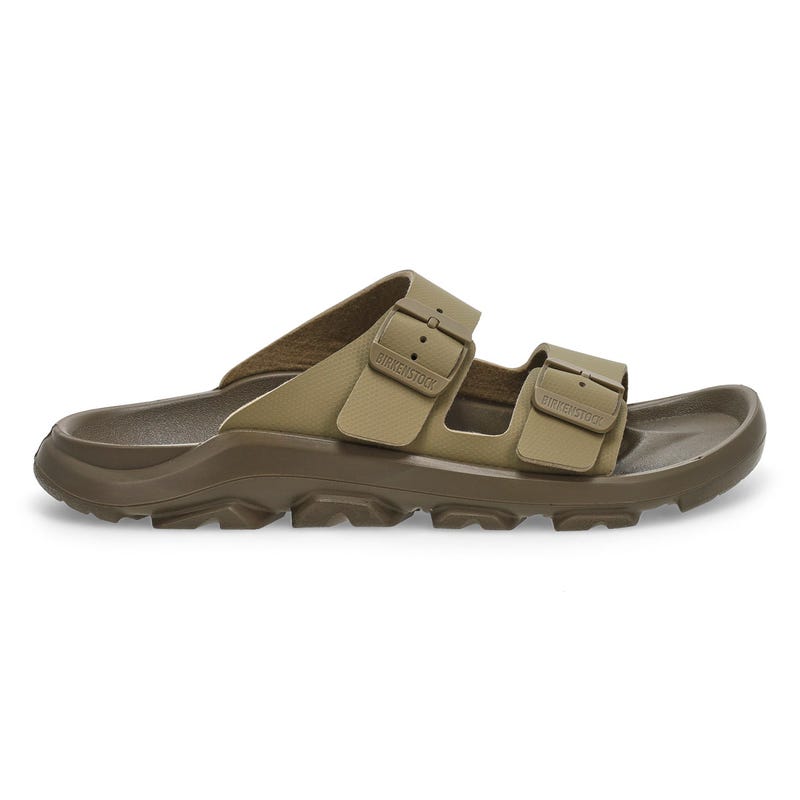Sandale à 2 brides en Birko-Flor MOGAMI TERRA SLIDE, kaki délavé, hommes