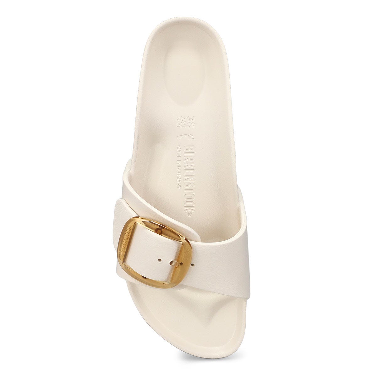 Sandales étroites à grosse boucle MADRID BIG BUCKLE EVA, coquille d'œuf, femmes