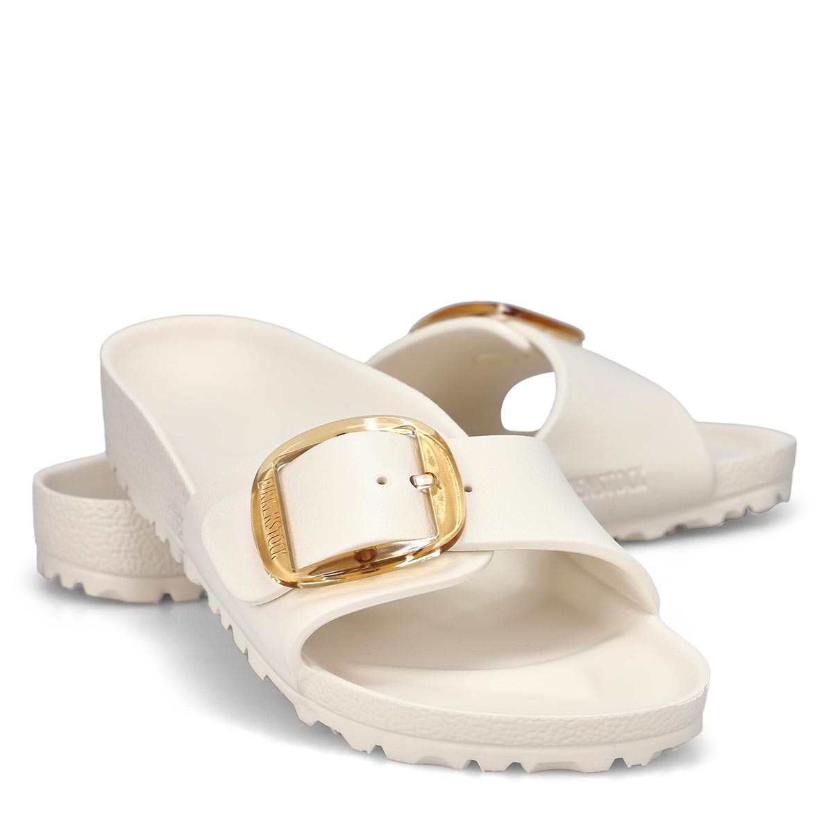 Women's Madrid Big Buckle EVA Narrow Sandal - Eggshell