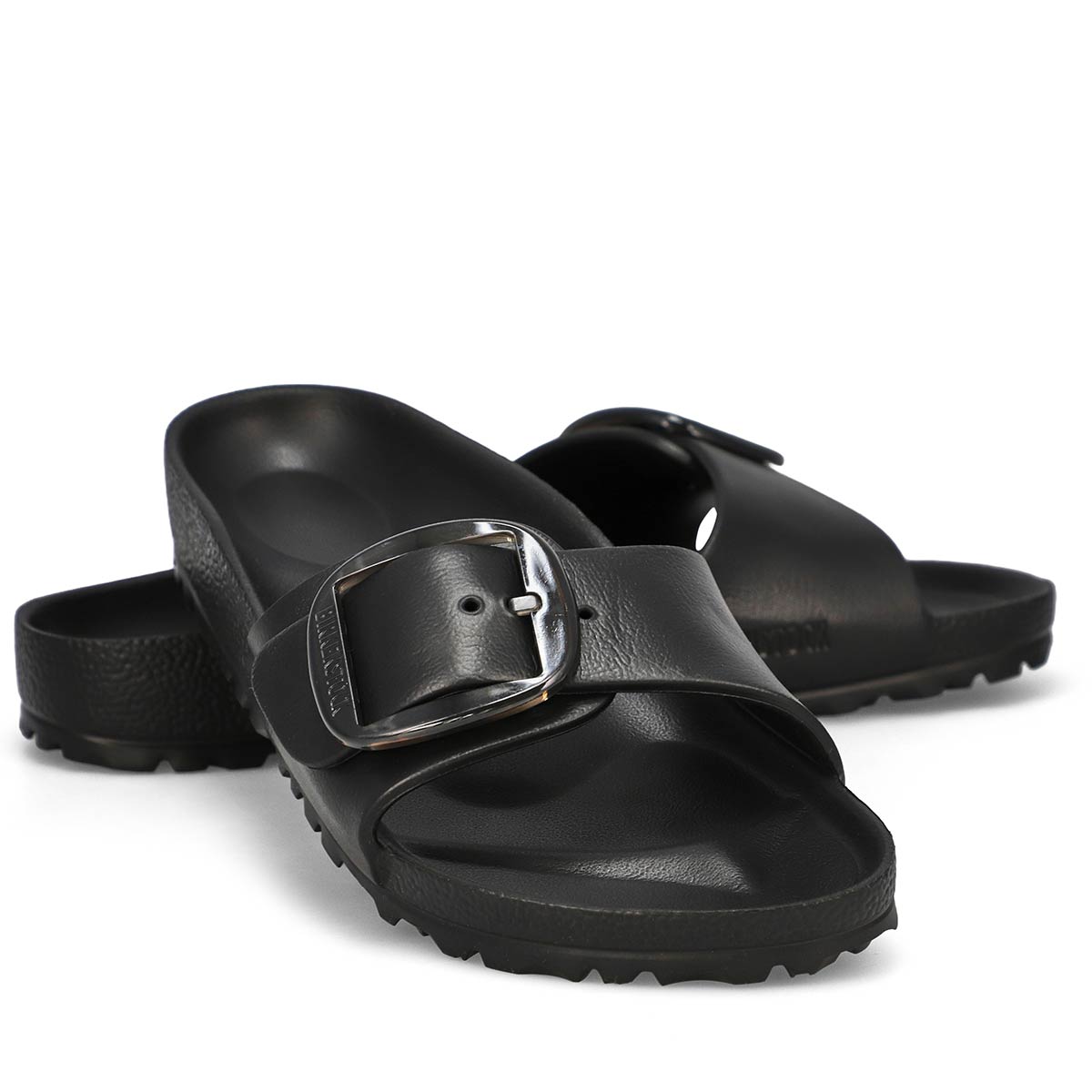 Women's Madrid Big Buckle EVA Narrow Sandal - Black