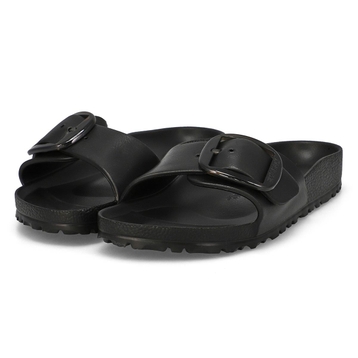 Women's Madrid Big Buckle EVA Narrow Sandal - Blac