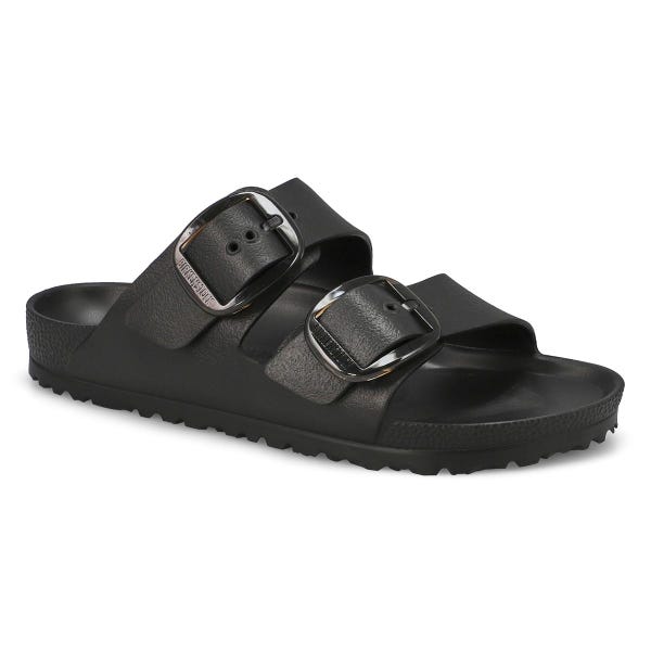 Women's Arizona Big Buckle EVA Narrow Sandal - Black