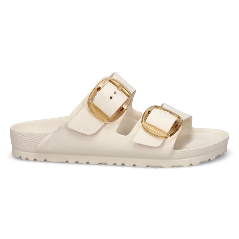 Women's  Arizona Big Buckle EVA Narrow Sandal - Eggshell