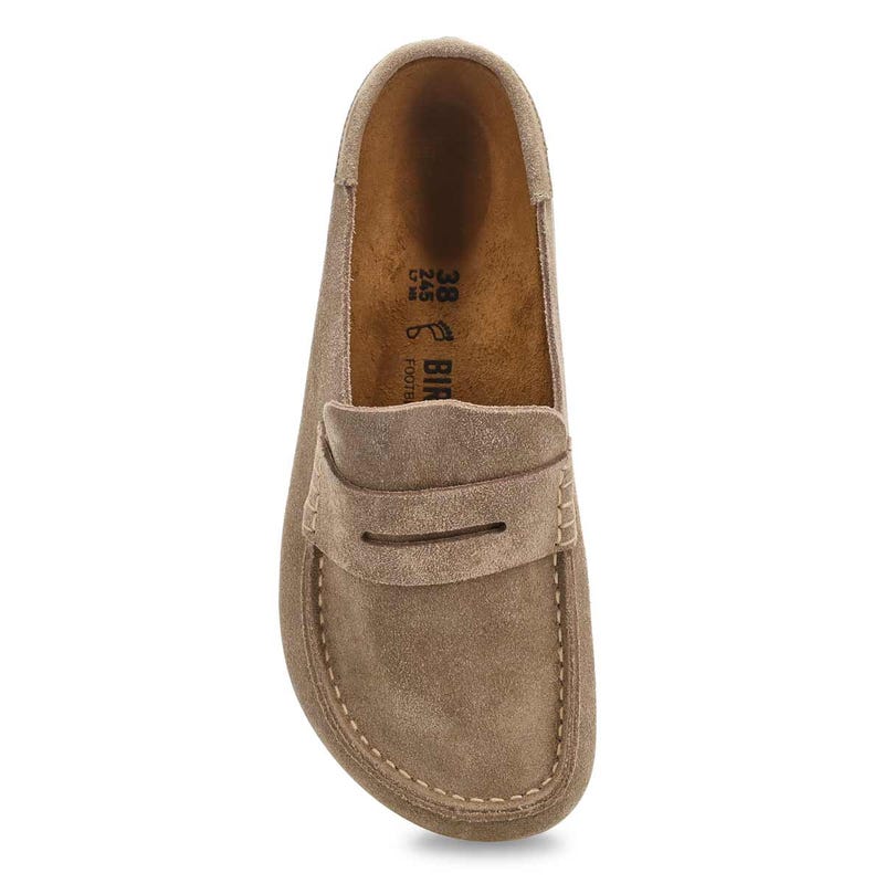 Women's Naples 2.0 Grip Casual Suede Clog - Taupe