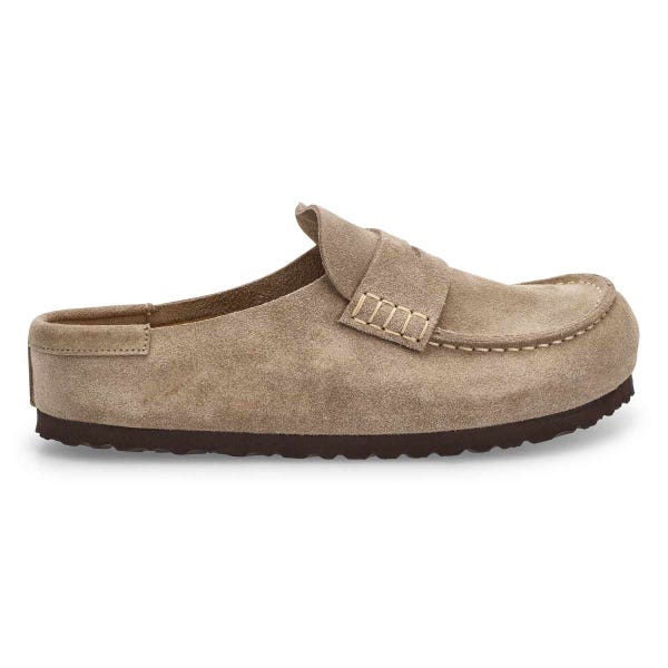 Women's Naples 2.0 Grip Casual Suede Clog - Taupe