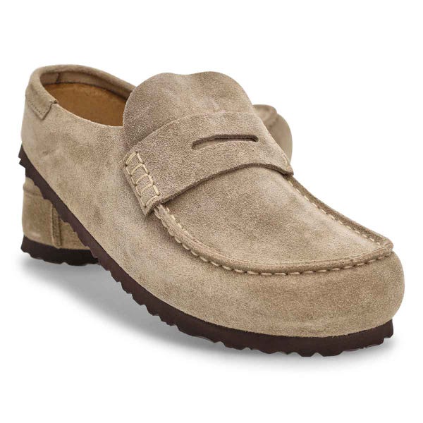 Women's Naples 2.0 Grip Casual Suede Clog - Taupe