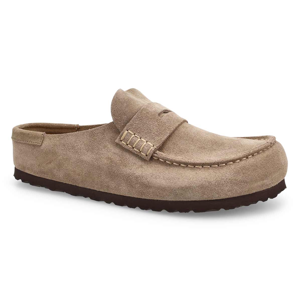 Women's Naples 2.0 Grip Casual Suede Clog - Taupe