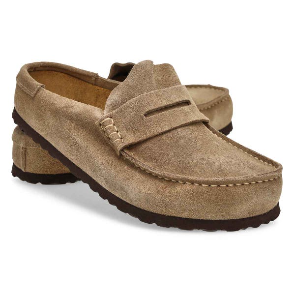 Men's Naples 2.0 Grip Casual Suede Clog - Taupe