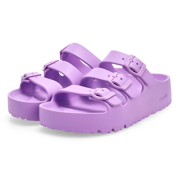 Women's Florida III Platform EVA 3 Strap Narrow Sandal - Crocus
