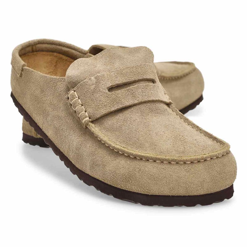 Men's Naples Wrapped Suede Casual Narrow Clog - Ta