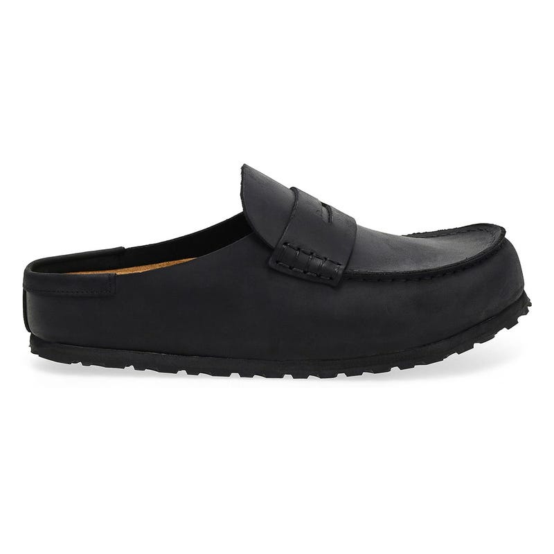 Men's Naples 2.0 Grip Oiled Leather Clog- Black