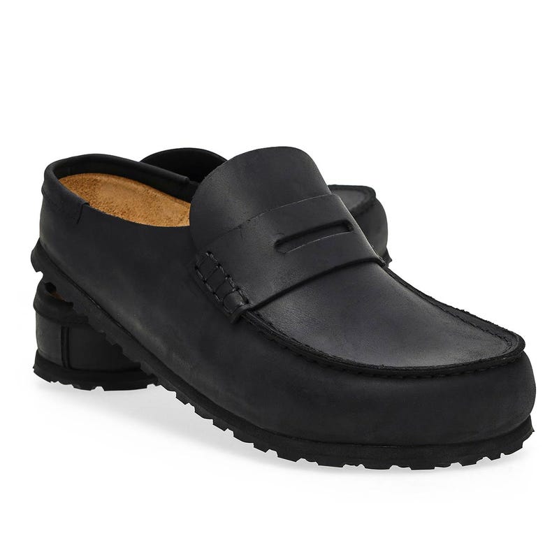 Men's Naples 2.0 Grip Oiled Leather Clog- Black