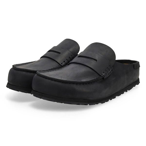 Men's Naples 2.0 Grip Oiled Leather Clog- Black