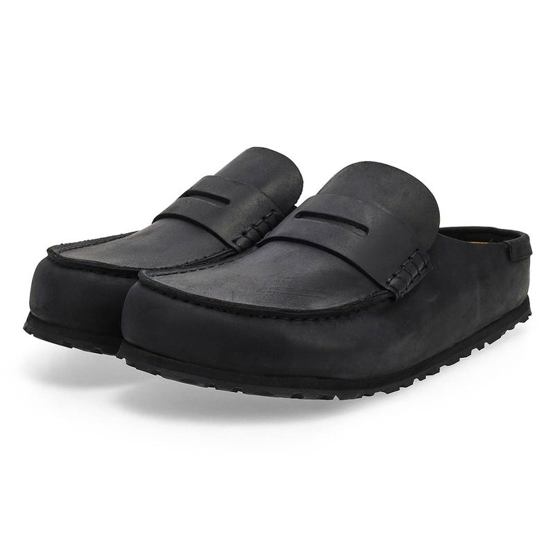 Men's Naples 2.0 Grip Oiled Leather Clog- Black