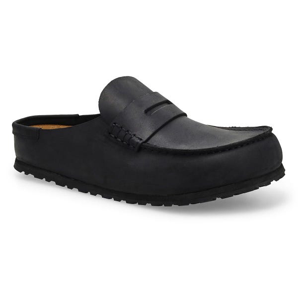 Men's Naples 2.0 Grip Oiled Leather Clog- Black