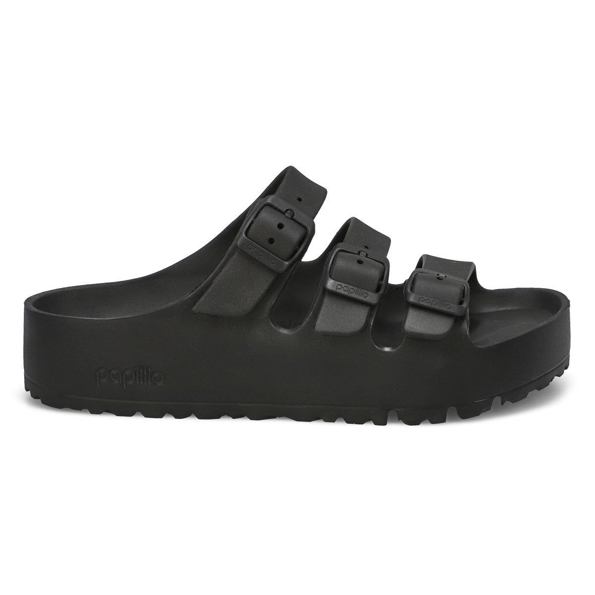 Women's Florida III Platform EVA 3 Strap Narrow Sandal - Black
