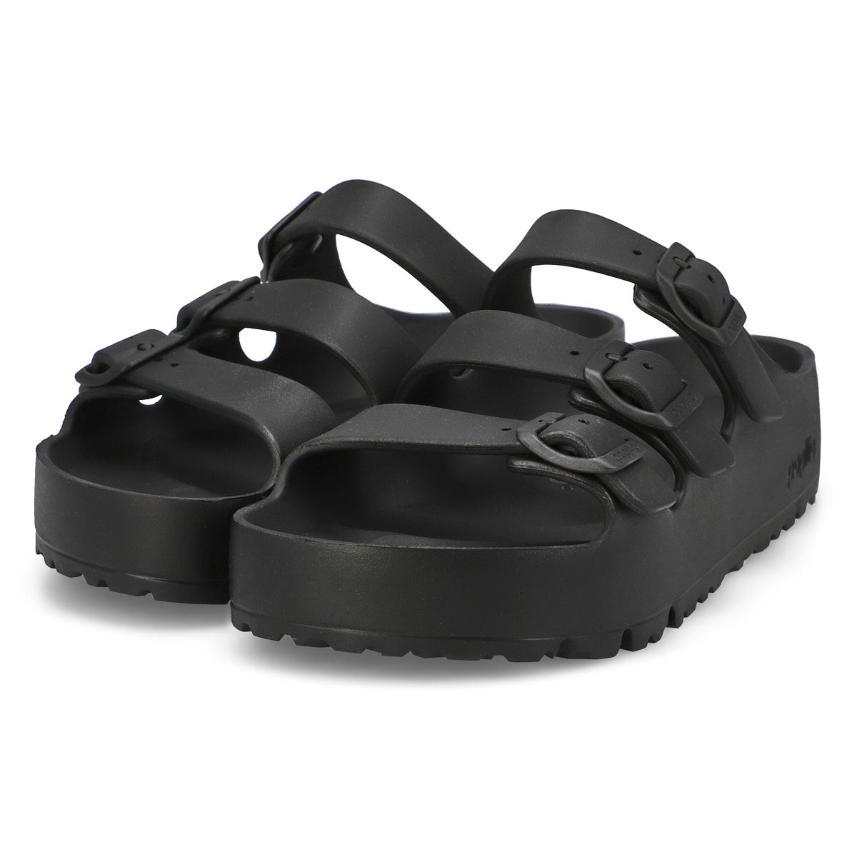 Women's Florida III Platform EVA 3 Strap Narrow Sandal - Black