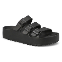 Women's Florida III Platform EVA 3 Strap Narrow Sandal - Black