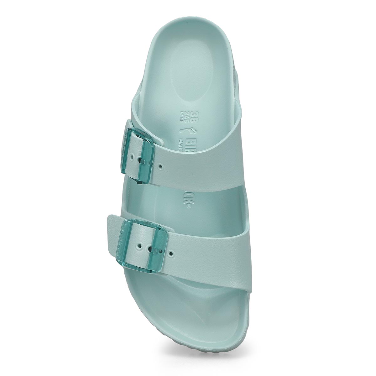 Women's Arizona Stealth Buckle EVA 2 Strap Narrow Sandal - Surf Green