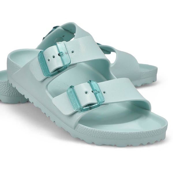 Women's Arizona Stealth Buckle EVA 2 Strap Narrow Sandal - Surf Green