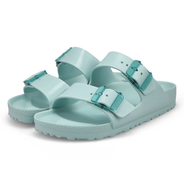 Women's Arizona Stealth Buckle EVA 2 Strap Narrow Sandal - Surf Green
