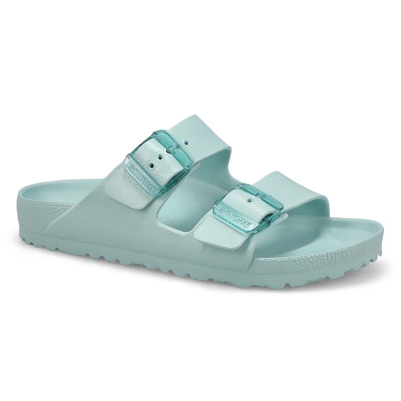 Women's Arizona Stealth Buckle EVA 2 Strap Narrow Sandal - Surf Green