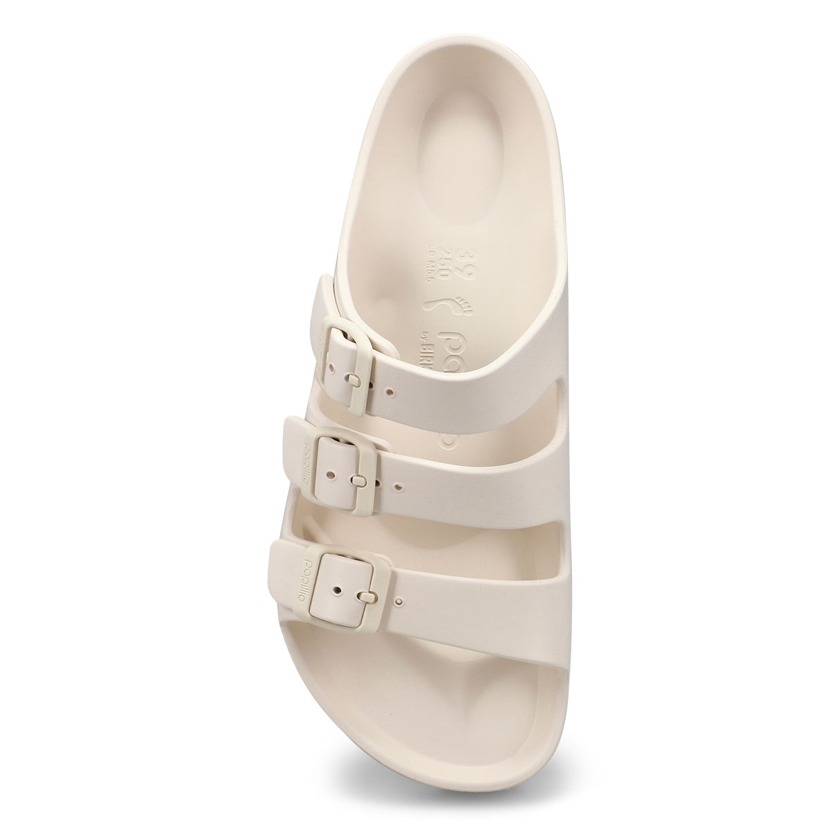 Women's  Florida III Platform EVA 3 Strap Narrow Sandal - Eggshell