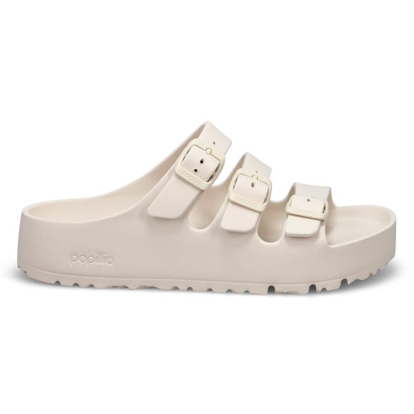 Sandale étroite à 3 brides FLORIDA III PLATFORM EVA, coquille d'œuf, femmes