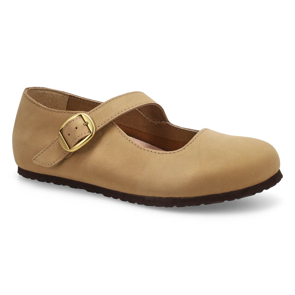 Mary Jane en cuir TRACY, noir, femmes