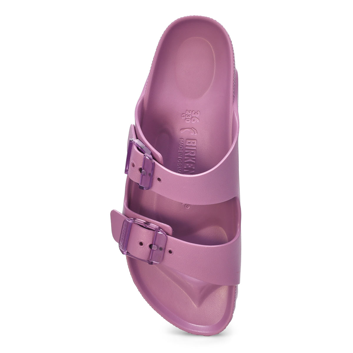 Sandale étroite à 2 brides ARIZONA STEALTH BUCKLE EVA, mauve, femmes