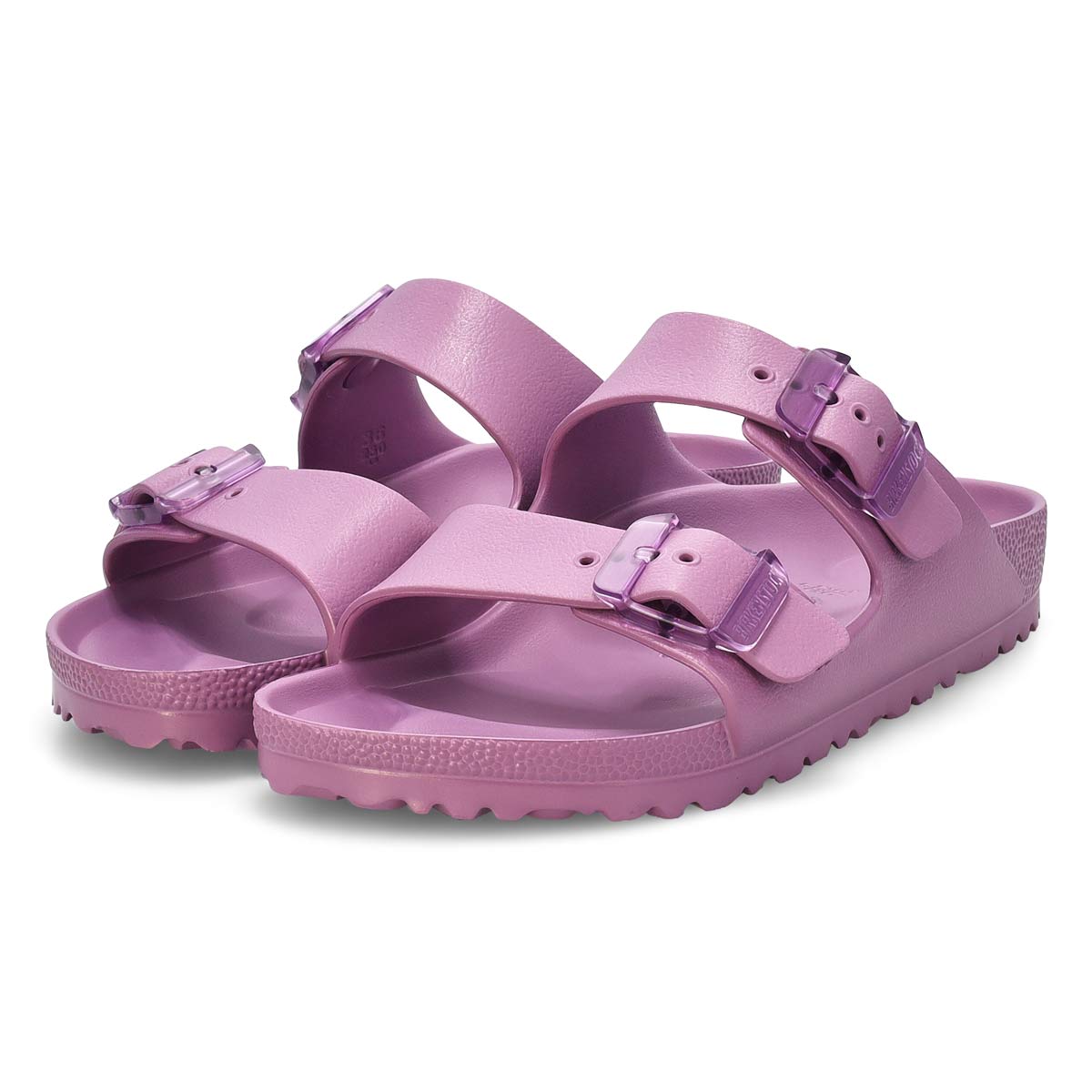 Sandale étroite à 2 brides ARIZONA STEALTH BUCKLE EVA, mauve, femmes