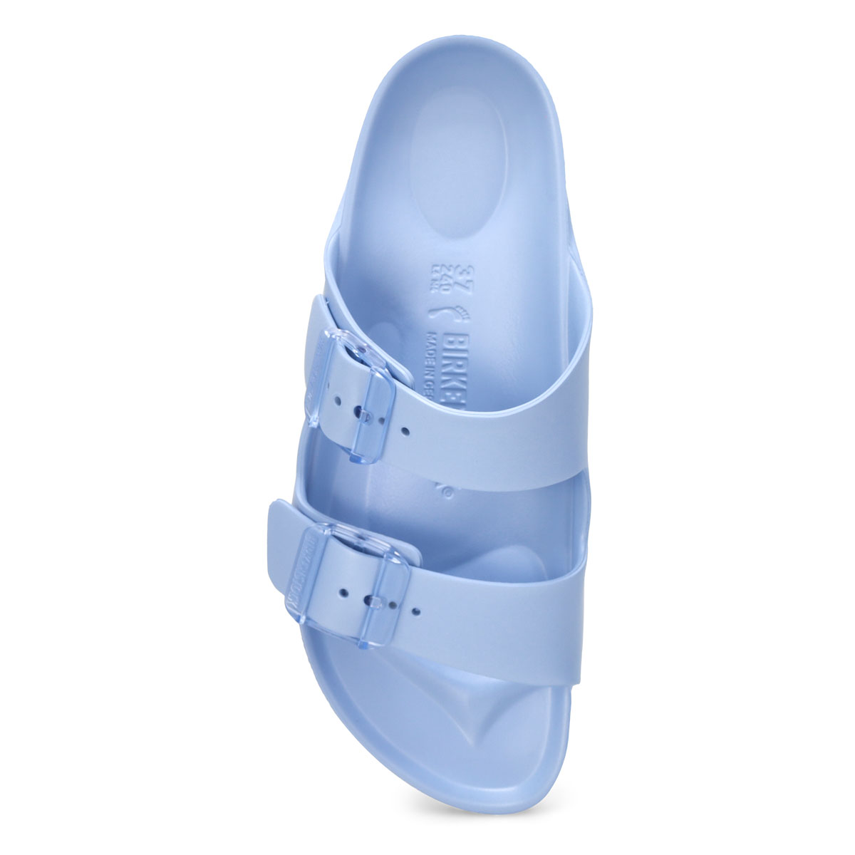Women's Arizona Stealth Buckle EVA 2 Strap Narrow Sandal - Dusty Blue