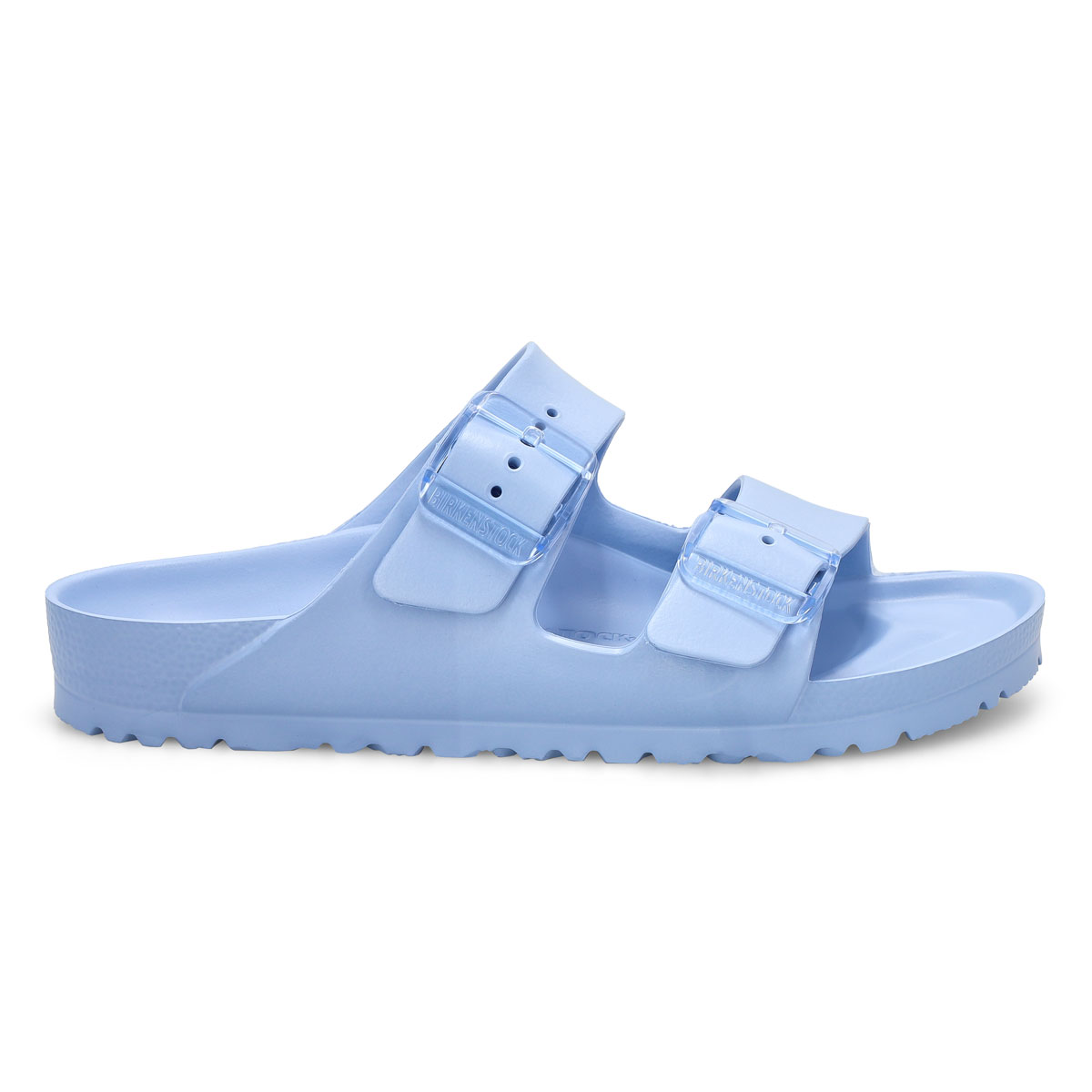 Women's Arizona Stealth Buckle EVA 2 Strap Narrow Sandal - Dusty Blue