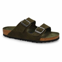 Men's Arizona Suede Soft Footbed 2 Strap Sandal - Thyme