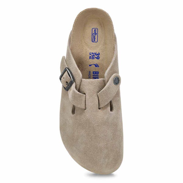 Sabot étroit à assise souple BOSTON, huître ton sur ton, femmes