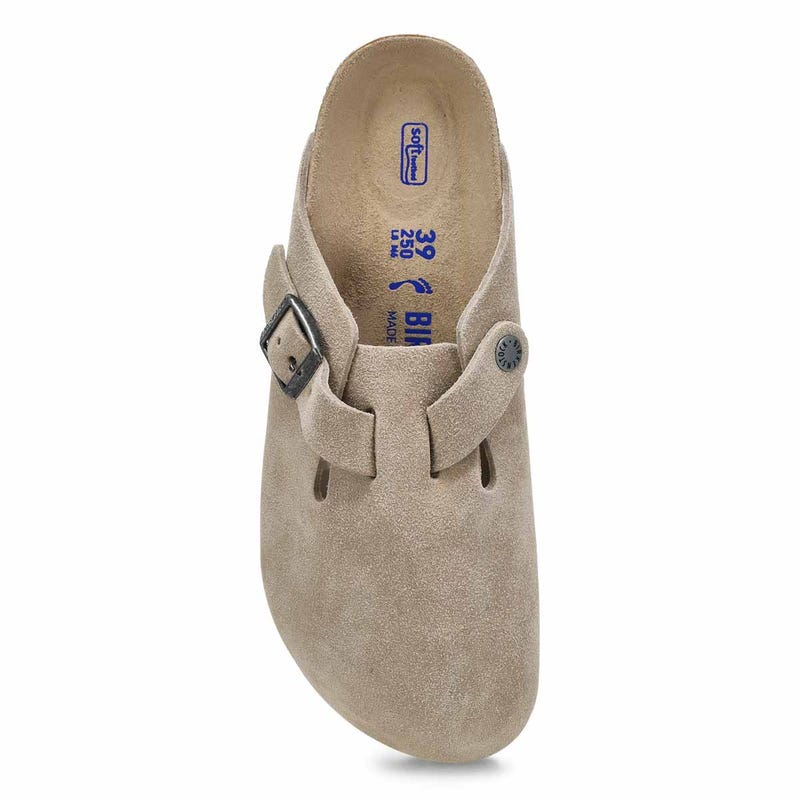 Sabot étroit à assise souple BOSTON, huître ton sur ton, femmes