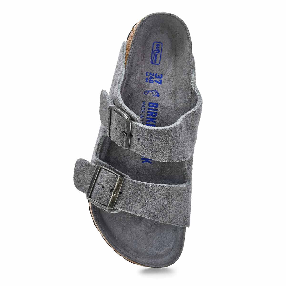 Women's  Arizona Soft Footbed 2 Strap Sandal - Basalt Grey