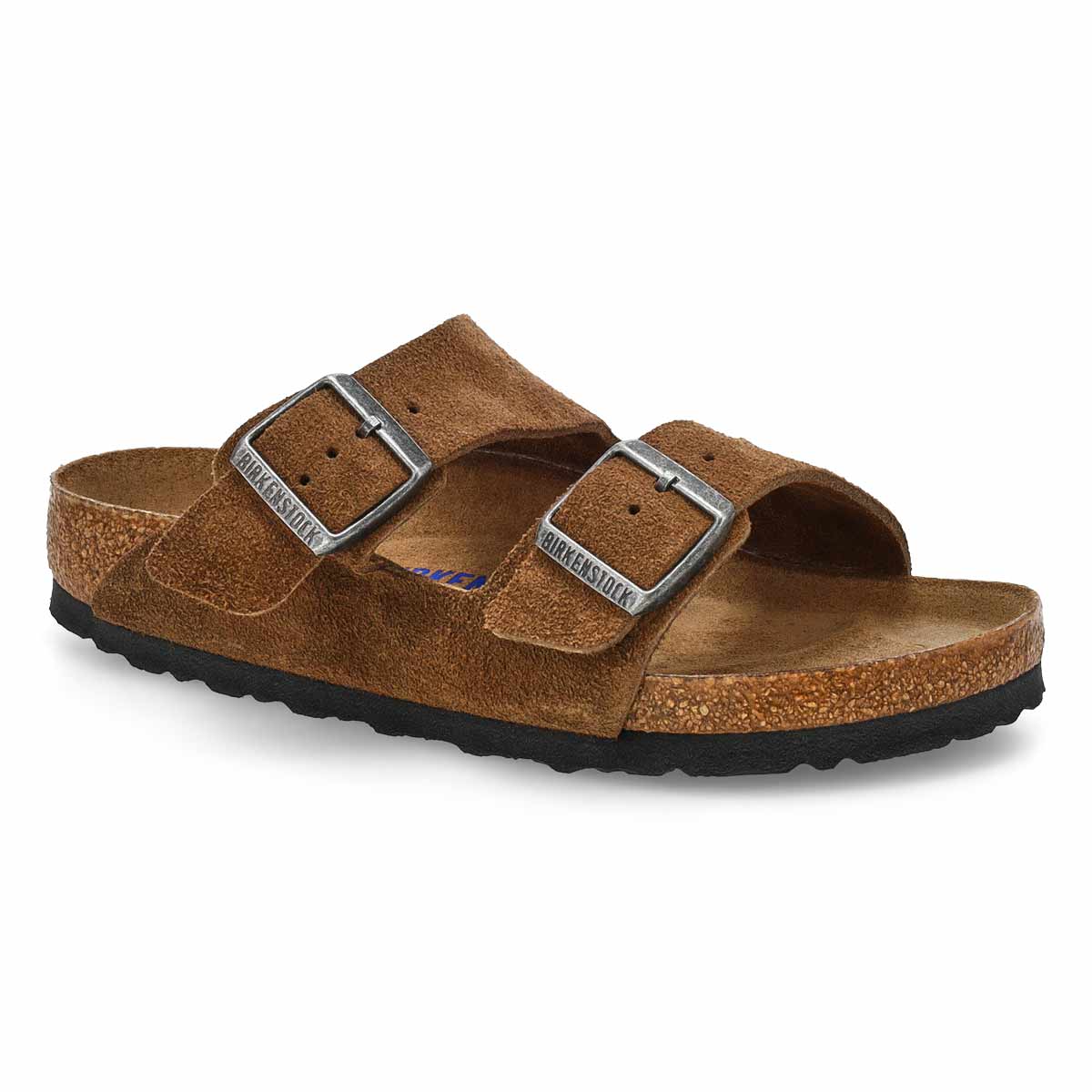 Women's  Arizona Soft Footbed 2 Strap Sandal - Dark Tea