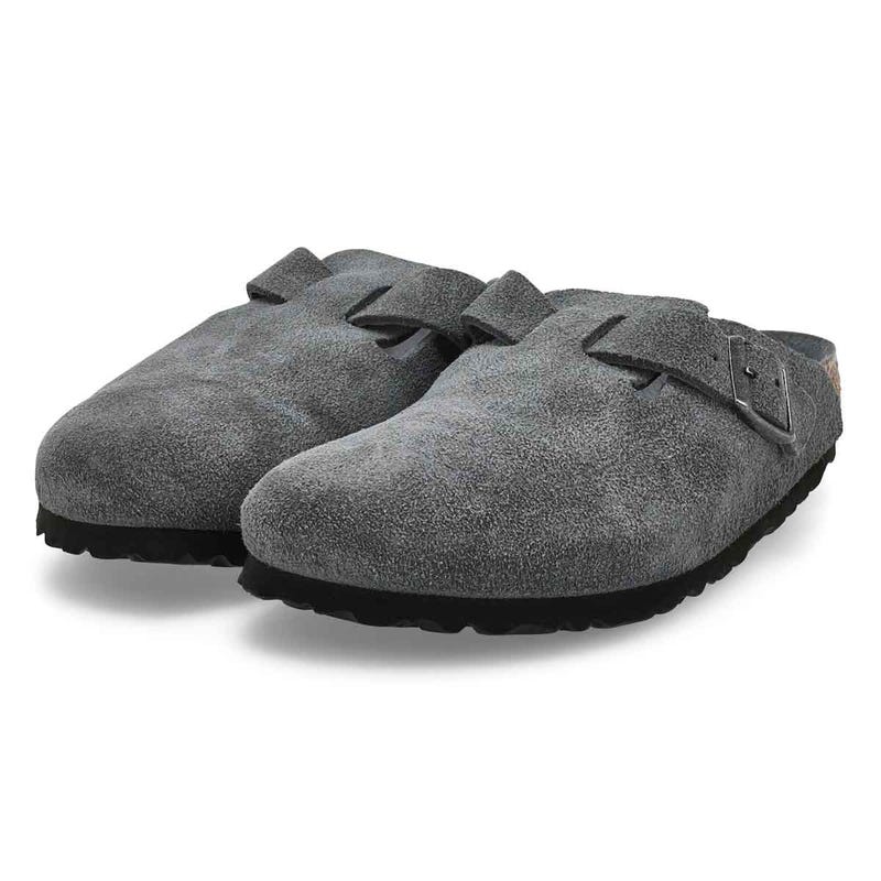 Sabot étroit à assise souple BOSTON, gris basalte ton sur ton, femmes