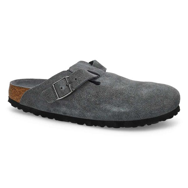 Sabot étroit à assise souple BOSTON, gris basalte ton sur ton, femmes