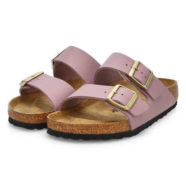 Women's  Arizona Birko-Flor 2 Strap Sandal - Faded Purple