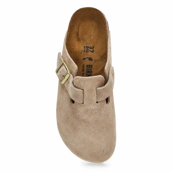 Sabot à lit de pied souple BOSTON, château de sable, femmes - ÉTROIT