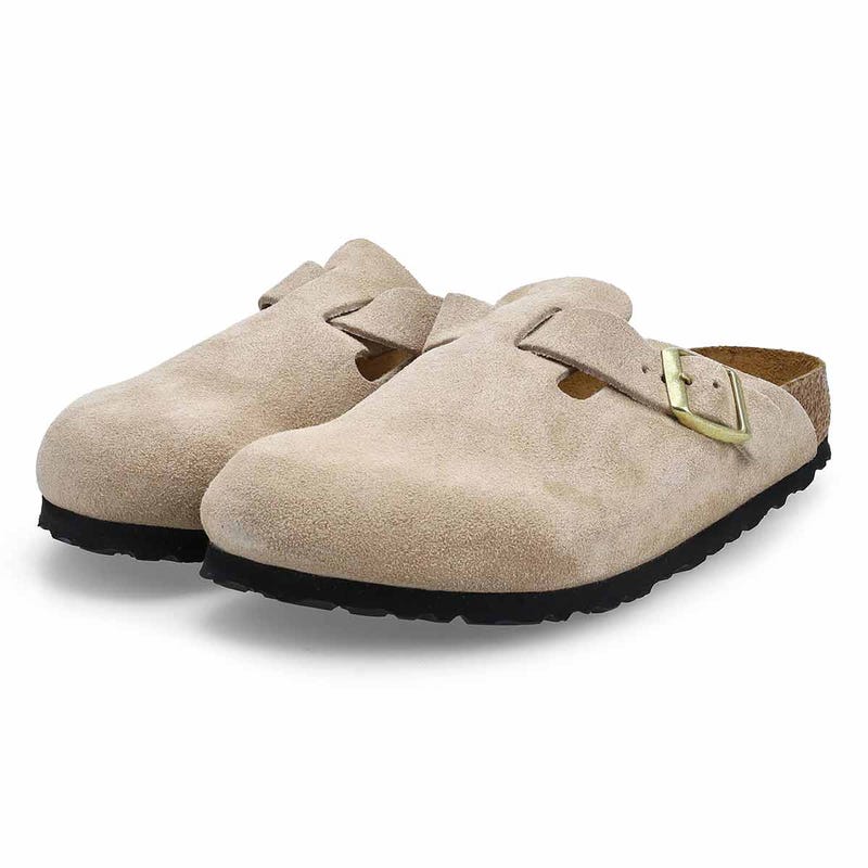 Sabot à lit de pied souple BOSTON, château de sable, femmes - ÉTROIT