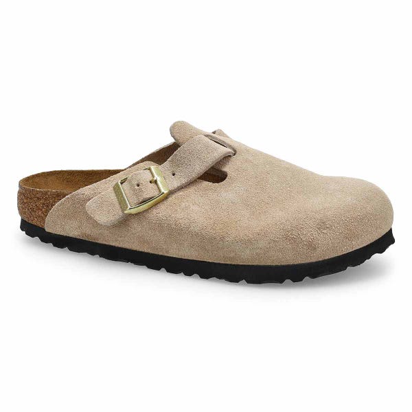 Sabot à lit de pied souple BOSTON, château de sable, femmes - ÉTROIT