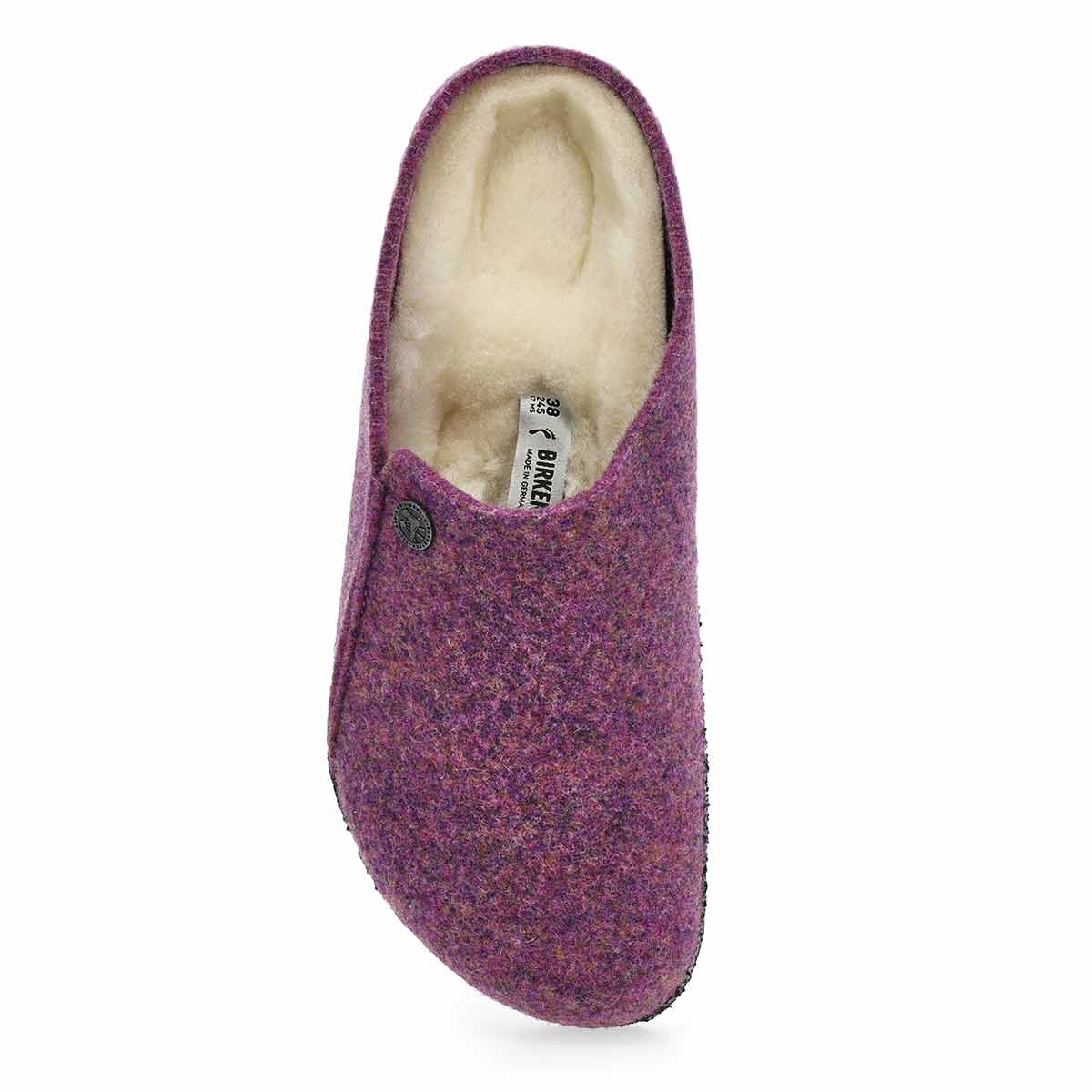 Women's  Zermatt Shearling Narrow Slipper - Mauve/Natural