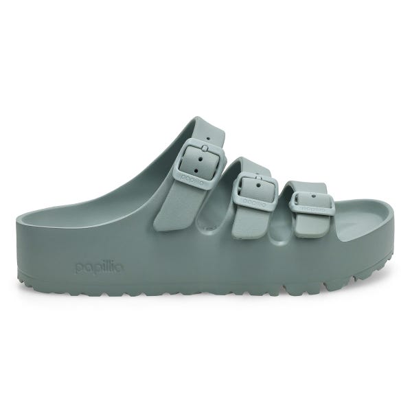 Women's Florida III Platform EVA 3 Strap Narrow Sandal - Pure Sage
