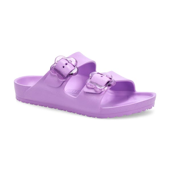 Girls'  Arizona Flower Buckle EVA Narrow Sandal - Crocus